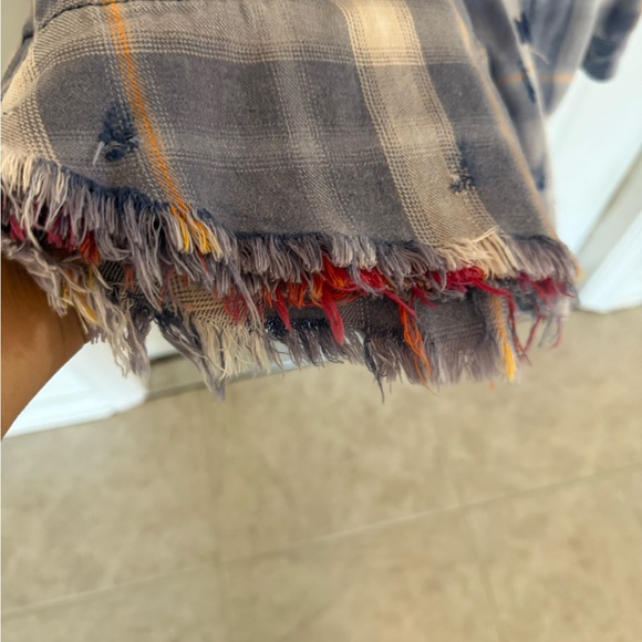 Blue Plaid Women's Jacket - Picture 4 of 8